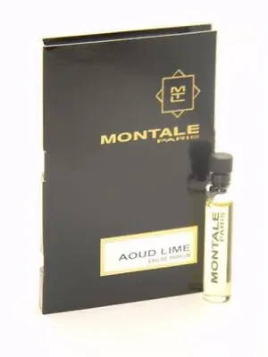 Montale Aoud Lime Eau De Parfum Vial Sample 2ml 0.07 Fl Oz With Card • $9.79