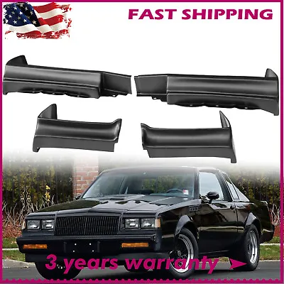 New Black 4Pcs T-Type-Regal Bumper Filler Set For 1981-1987 BUICK Grand National • $89.49