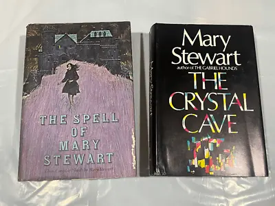 Gothic Romance Mary Stewart The Crystal Cave & The Spell Of Mary Stewart Vintage • $10.50