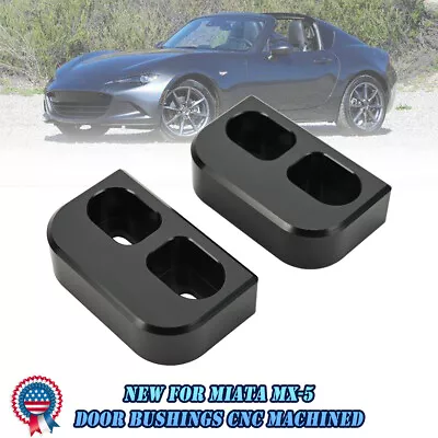 $17.75 • Buy Black Door Bushings For Mazda MX-5 Miata CNC Machined NA NB NC ND 1900-2000  CI