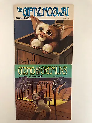 Gremlins Books W/ Records Lot Of 2: The Gift Of Mogwai Gizmo And The Gremlins • $16.50