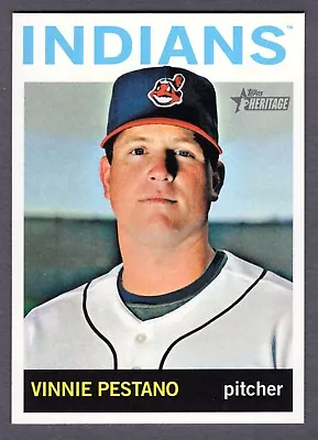 2013 Topps Heritage Vinnie Pestano Card #361 **nm-mt** Cleveland Indians • $1.99