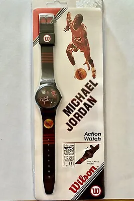 Vintage Michael Jordan Chicago Bulls Wilson Action Watch-NEW-Unopened Undamaged • $24