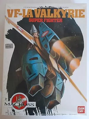 Macross VF-1A Super Fighter Valkyrie 1/72 Robotech Bandai 1990 (Vintage Kit) • $9.95