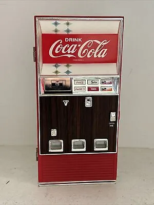 Coca Cola Die Cast Musical Bank Vending Machine 1996 WORKS GREAT LIGHTS SINGS!! • £75.98