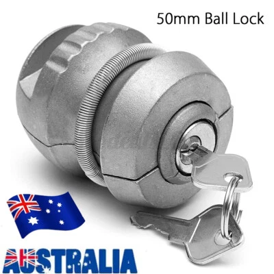 $28.49 • Buy Trailer Coupling Hitch Lock Tow Ball Bar Security Caravan RV Anti Theft Pin Tool
