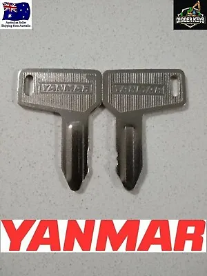 Yanmar 301 Key Logo Excavator Plant Digger Key 301 Set Of 2 FREE POSTAGE • $10.49