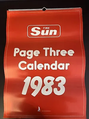 The Sun Page 3 Girl 1983 Pin-up Calendar Linda Lusardi • £15