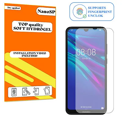 Screen Protector For Huawei Y6 Pro 2019 Hydrogel Cover - Clear TPU FILM • £3.98