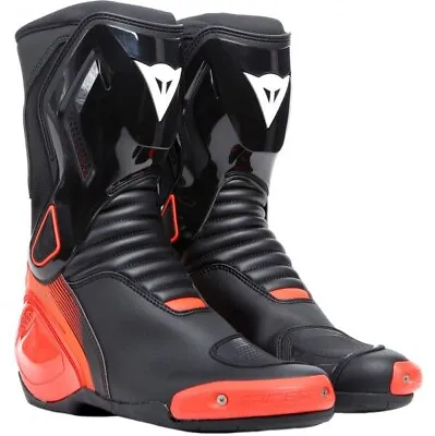 Dainese Nexus 2 Boots Motorbike Motorcycle - Black / Fluo Red • £199.99