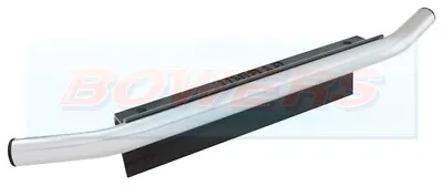 Led Light Bar Spot Light License/number Plate Mounting Bracket Chrome Bull Bar • £139.99