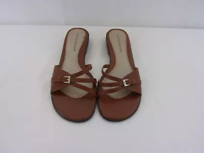 Montego Bay Club    Slip-On   Sandal Flat     SIZE:8.5     BROWN • $6.44