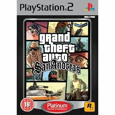 £4.38 • Buy Grand Theft Auto: San Andreas (Sony Playstation 2 PS2) *NO BOX Or MANUAL*