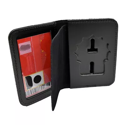 $22.62 • Buy Perfect Fit NY Police Badge Case ID Holder Leather Cutout Fits NYPD Detective