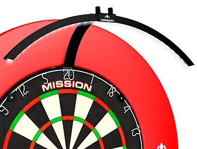 Mission Torus 100 Dartboard Darts Light Folding Lighting System • £34.95