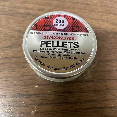 Vintage Winchester 22 Cal Pellets Sealed Tin - Winchester Collectables • $10