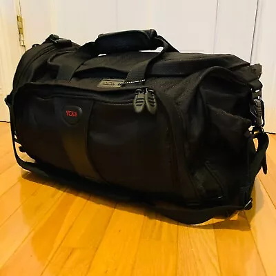 TUMI Boston 2Way Ballistic Nylon Duffle Bag Carry On Black 525C • $169.99