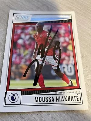 MATCH ATTAX 2023/24 MOUSSA NIAKHATE Nottingham Forest SIGNED. • £2.99