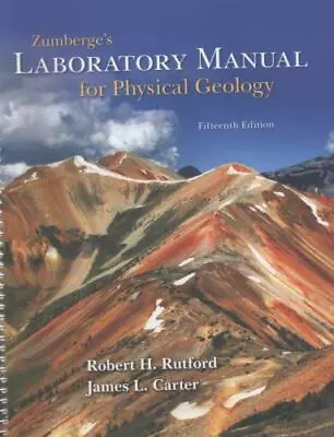 Zumberge's Laboratory Manual For Physical Geology Spiral • $9.29