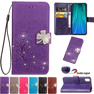 Xiaomi Redmi Note8/7 K20 7A Luxury Diamond Bling Leather Wallet Card Case Cover • $80