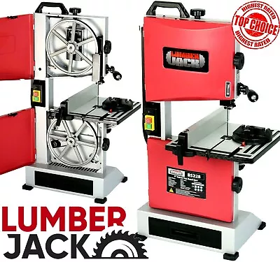 £219.99 • Buy Lumberjack 9” Bench Top Woodworking Bandsaw Cast Table Wood Cutting Blade 240v