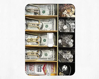 Show Me The Money Cash Drawer  Metal Switch Light Cover Plates  • $9