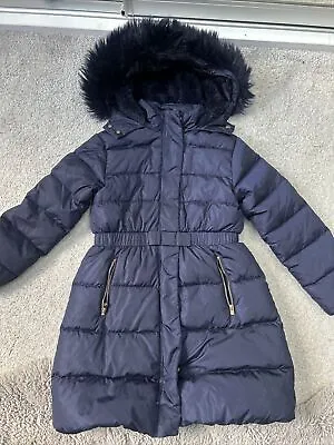 Jacadi (down/feather) Navy Blue Coat Age 6-8 Years. Excellent Condition. • £30