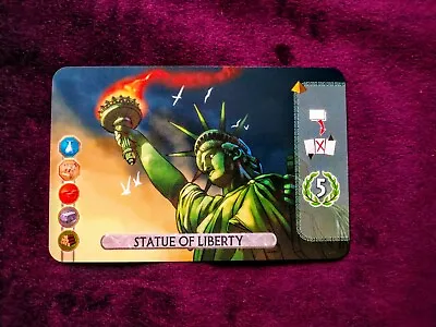 7 Wonders Duel - Statue Of Liberty Version 2 - Wonder Card Promo -- NEW -- • £18