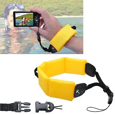 Waterproof Yellow Camera Float Strap For Cameras Binoculars Quick Release Arm • $8.99
