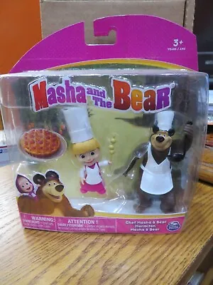 Masha & The Bear- Chef Masha & Bear Marmiton-play Set -new In Sealed Box • $55