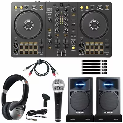 Pioneer DDJ-FLX4 2-Channel Serato Lite Rekordbox DJ Controller W Speakers & Mic • $452.40