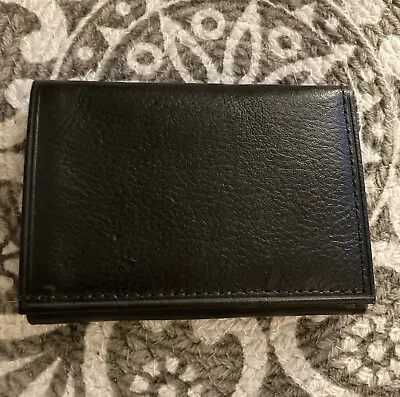 Mustang Black Leather Men’s Wallet • $24