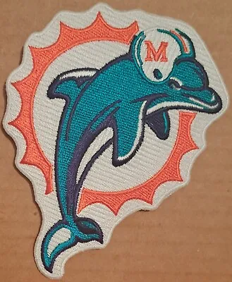 Miami Dolphins Embroidered Iron On Patch • $20