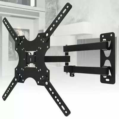 TV Wall Bracket Mount 32-55  Full Motion Swivel & Tilt For LED Plasma Television • £11.99