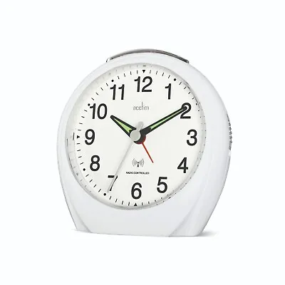 £24 • Buy Acctim Naples Analogue Alarm Clock Radio Controlled Crescendo Alarm Luminous