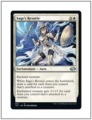 1x Sage's Reverie Anime Alt Art Jumpstart 2022 Magic MTG NM • $1.95