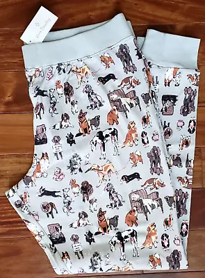 $39.99 • Buy Vera Bradley Dog Show Ribbed Jogger Pajama Pants:nwt Large (12-14)