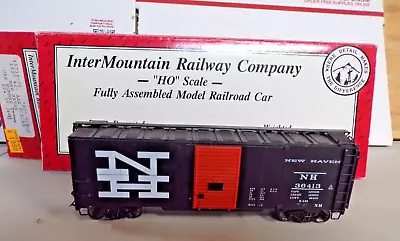 Ho Intermountain 40'aar Boxcar New Haven  Kadees  Excellent Original Box • $15.50