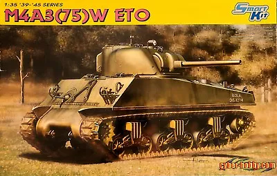 1/35 Dragon Cyber-Hobby 6698: M4A3(75)W Sherman ETO • $58.97