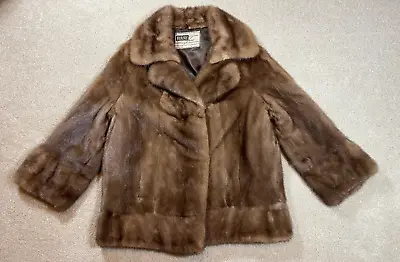 VTG - Diane Furs - Womens Custom Fox Sable Lined Fur Coat • $214.95