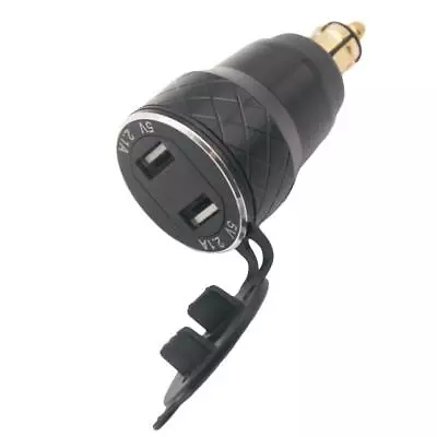 £13.56 • Buy Motorcycle DIN Socket Hella To Dual USB Charger For BMW F800/F650 R1200 4.2A