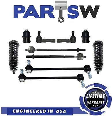 10 Pc Front Complete Suspension Tie Rod Sway Bar Kit For Chrysler Dodge Plymouth • $44.63