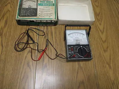 VTG Micronta Range Doubler Multitester 43 Ranges No. 22-204A W/ Leads • $16.99