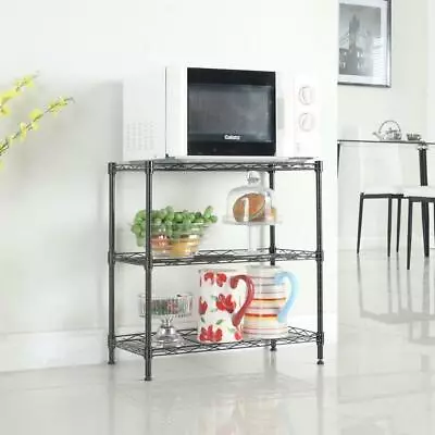 3-Tier Organizer Microwave Oven Cart Bakers Rack Kitchen Storage Shelves Stand • $34.90