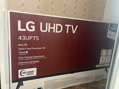 LG 43UP75006LF 43 Inch 4K UHD HDR Smart LED TV (2021 Model) • £201