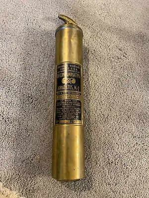 Military Surplus BRASS M2 Decontamination Apparatus 1.5 Quart • $135