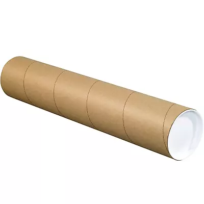 TLP3020K Mailing Tubes With Caps 3  X 20  Kraft (Pack Of 24) • $98.99