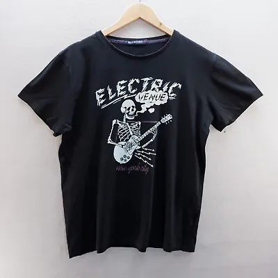 £8.88 • Buy Glostory T Shirt XL Black Electric Venue New York City Graphic Print Music