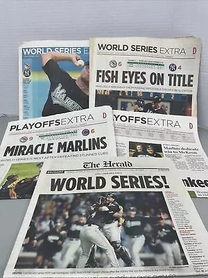 Lot Of 5 Miami Herald Sports 2003 World Series Newspapers Marlins Yankees Extra • $49.99