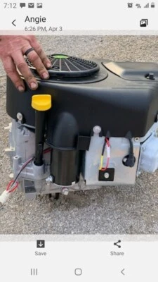 $550 • Buy Briggs & Stratton 20hp V- Twin Intek Engine